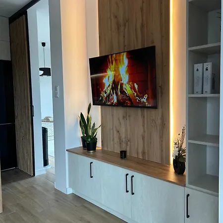 Apartmán Blue North I Parking I Centrum Lublin