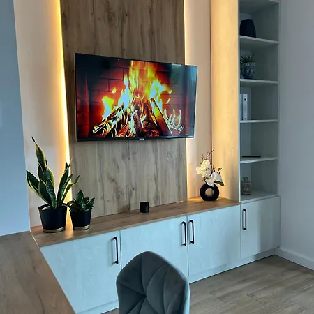 Apartmán Blue North I Parking I Centrum Lublin
